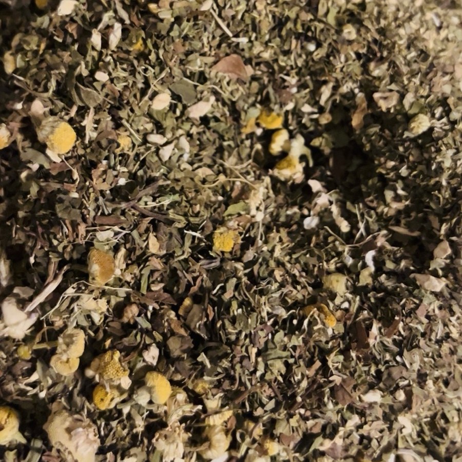 Calm Tummy Gentle Belly Tea loose-leaf blend, small-batch hand-blended